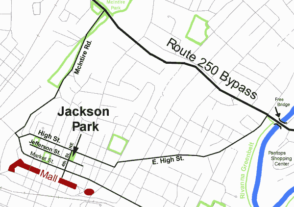 Map to Jackson Park